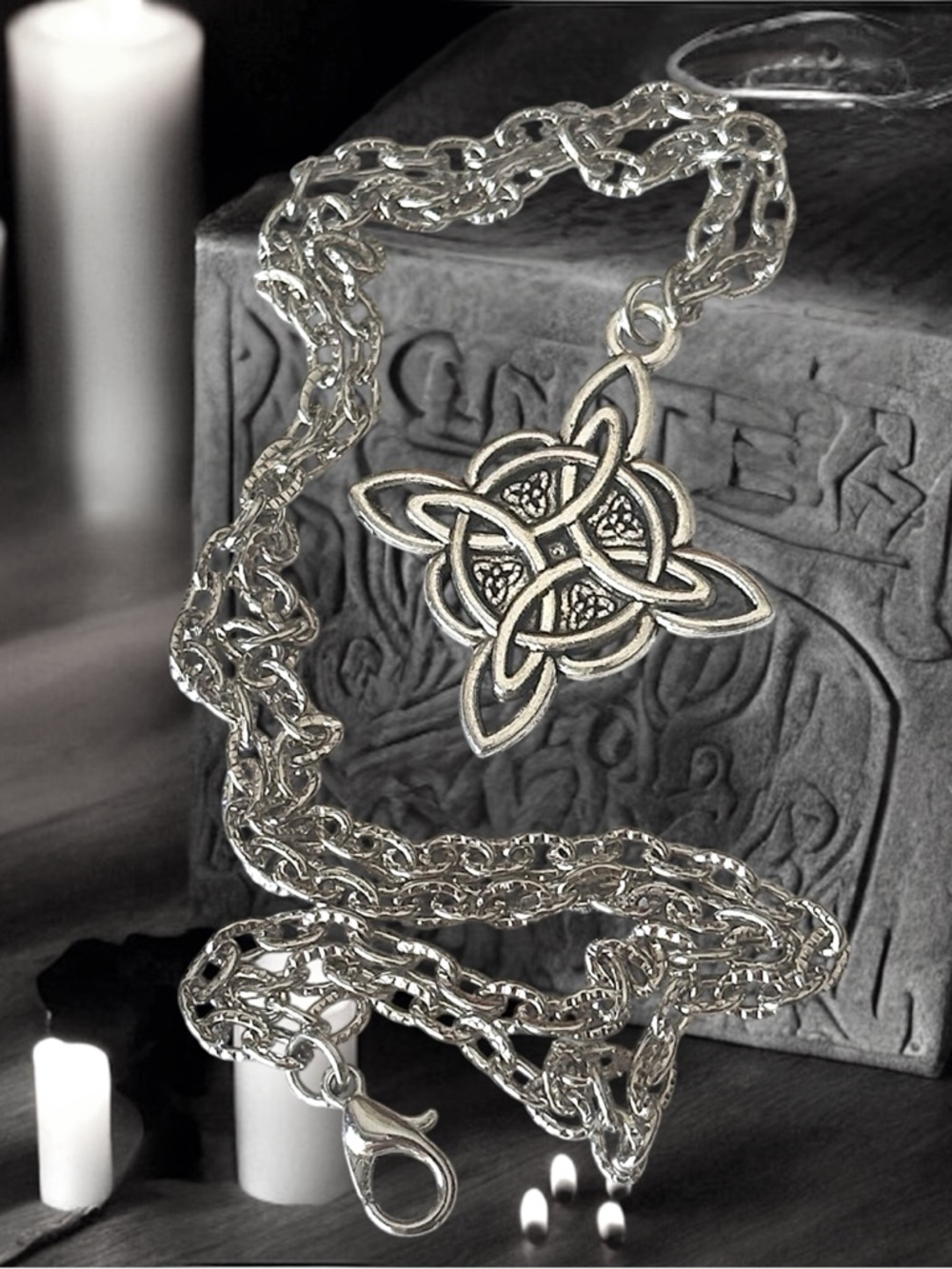 5 For $25💫Silver Celtic Cross Pendant